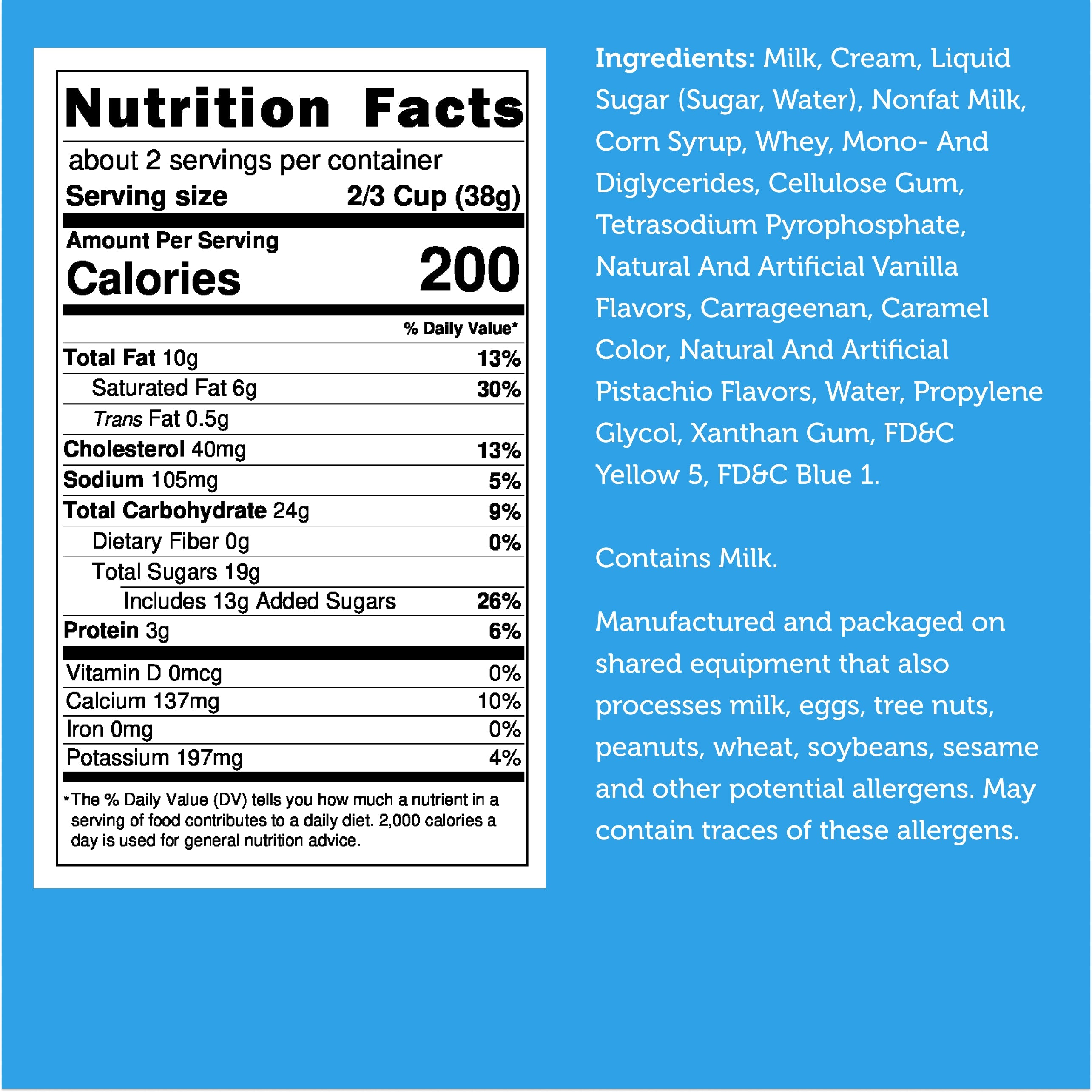 Freeze Dried Ice Cream That Does Not Melt (Bits) Pistachio