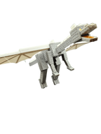 Pixel Dragon Gamer-Inspired Figure Boss – 12"