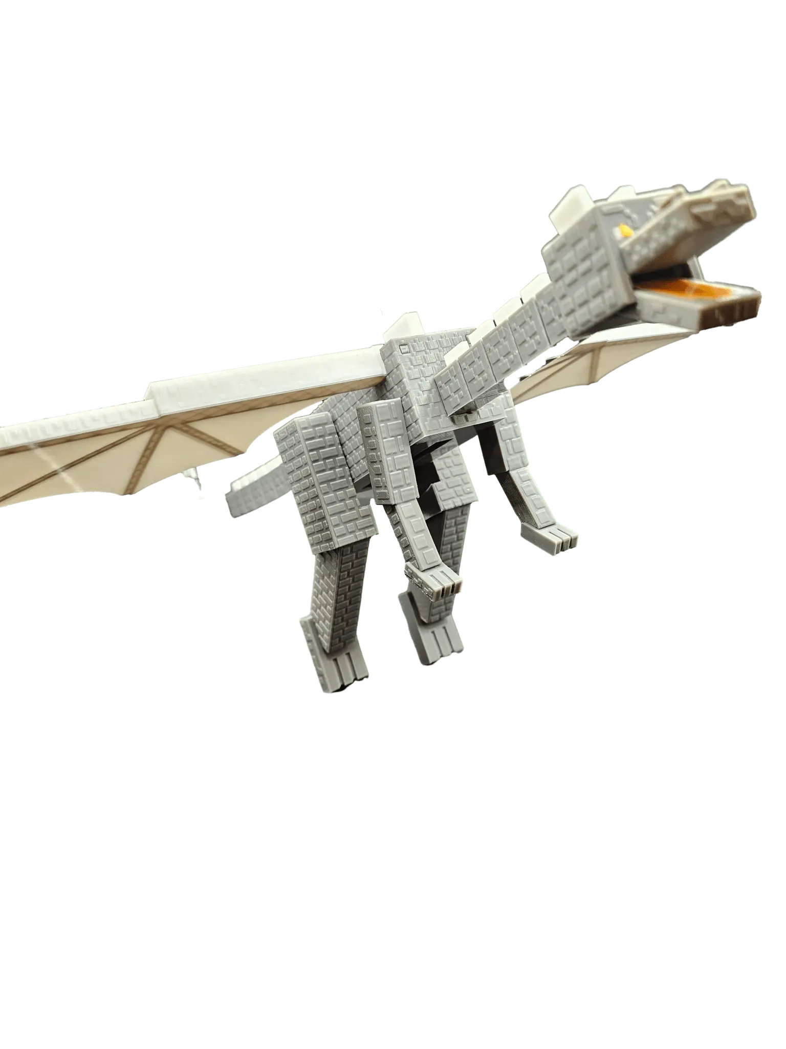 Pixel Dragon Gamer-Inspired Figure Boss – 12"