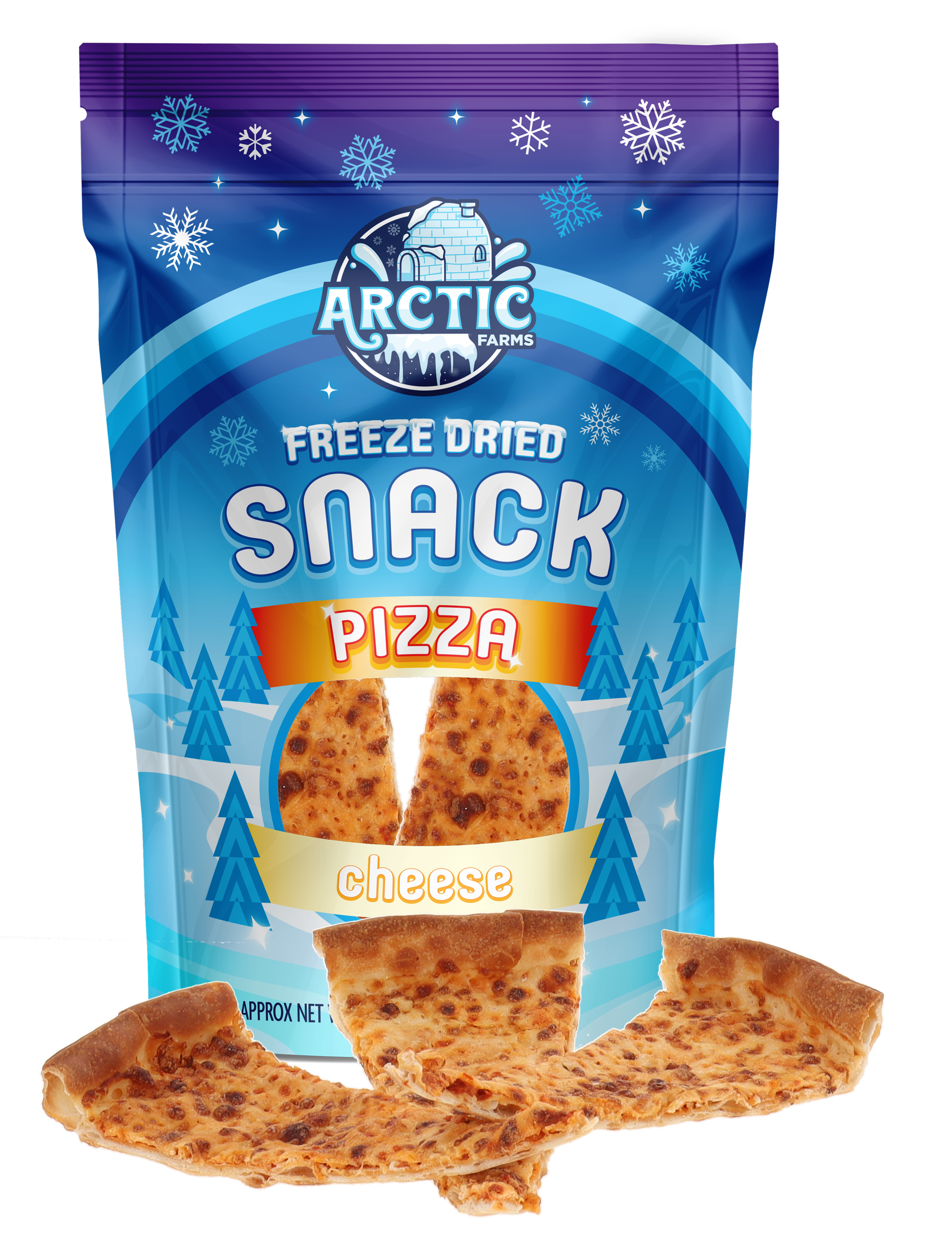 Freeze Dried Thin Crust Cheese Pizza Snack