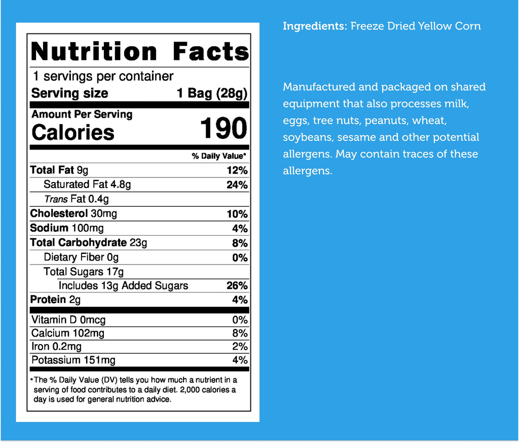 Freeze Dried Corn - Plain