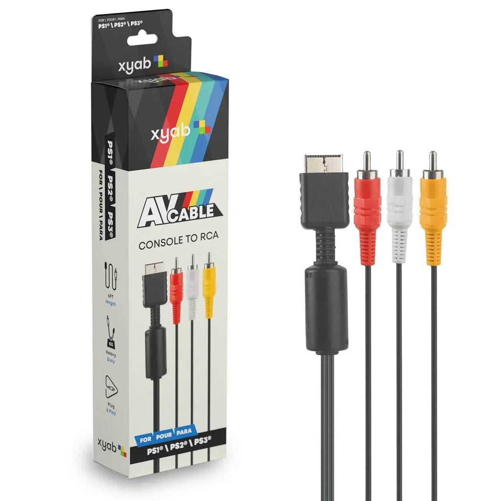 PlayStation AV | RCA Composite Cable For PS1 / PS2 / PS3 - Role-Players
