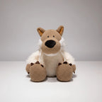 Kawaii Sleepy Sheep & Wolf Plush Toy – Creative Soft Stuffed Lamb Doll Holiday Gift (25–50cm)