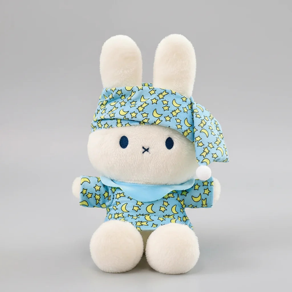 Kawaii Pajamas White Bunny Plush Toy – Soft Stuffed Rabbit Sleeping Pillow Cuddle Doll (40–80cm)