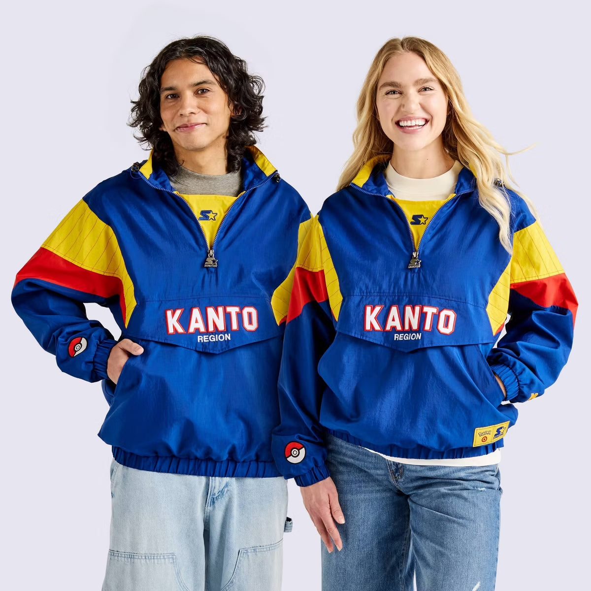 Pok��mon Starter Kanto Pullover Jacket Blue