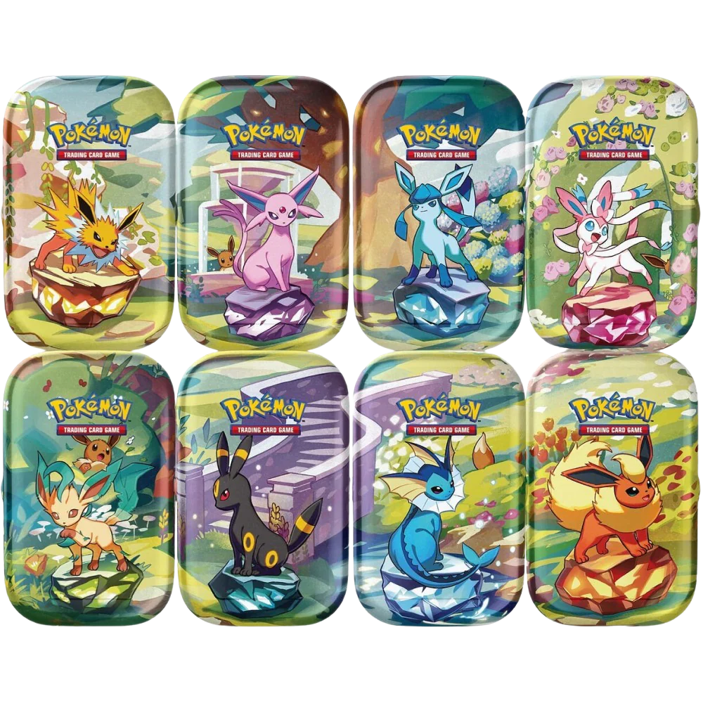 Randomly Assorted Pokemon Prismatic Evolution Mini-Tin | New