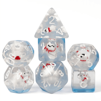 Polar Bear RPG Dice Set - 
