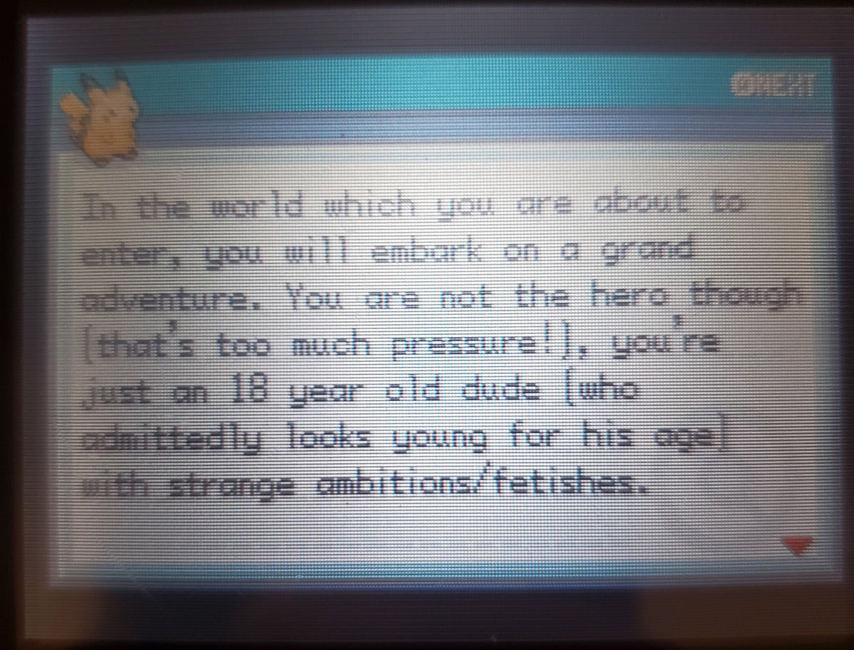 Pokemon Psychic Adventures GBA ROM Hack Custom Video Game Boy Advance