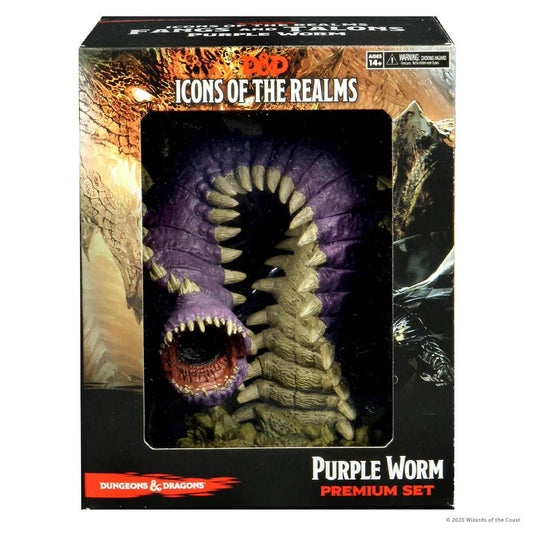 D&D: Icons of the Realms - Fangs and Talons - Purple Worm Premium Set - 