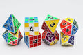 Puzzle Cube: Silver - Metal 8 piece Dice Set - 