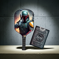 Star Wars Boba Fett Pickleball Paddle Cover & Playing Card Collectors Edition