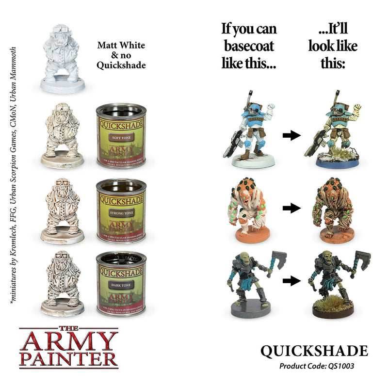 Army Painter Quickshade Dip: Dark Tone - 