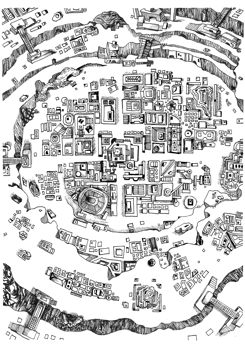 Beak, Feather, & Bone - Roleplaying Map-Labeling Game
