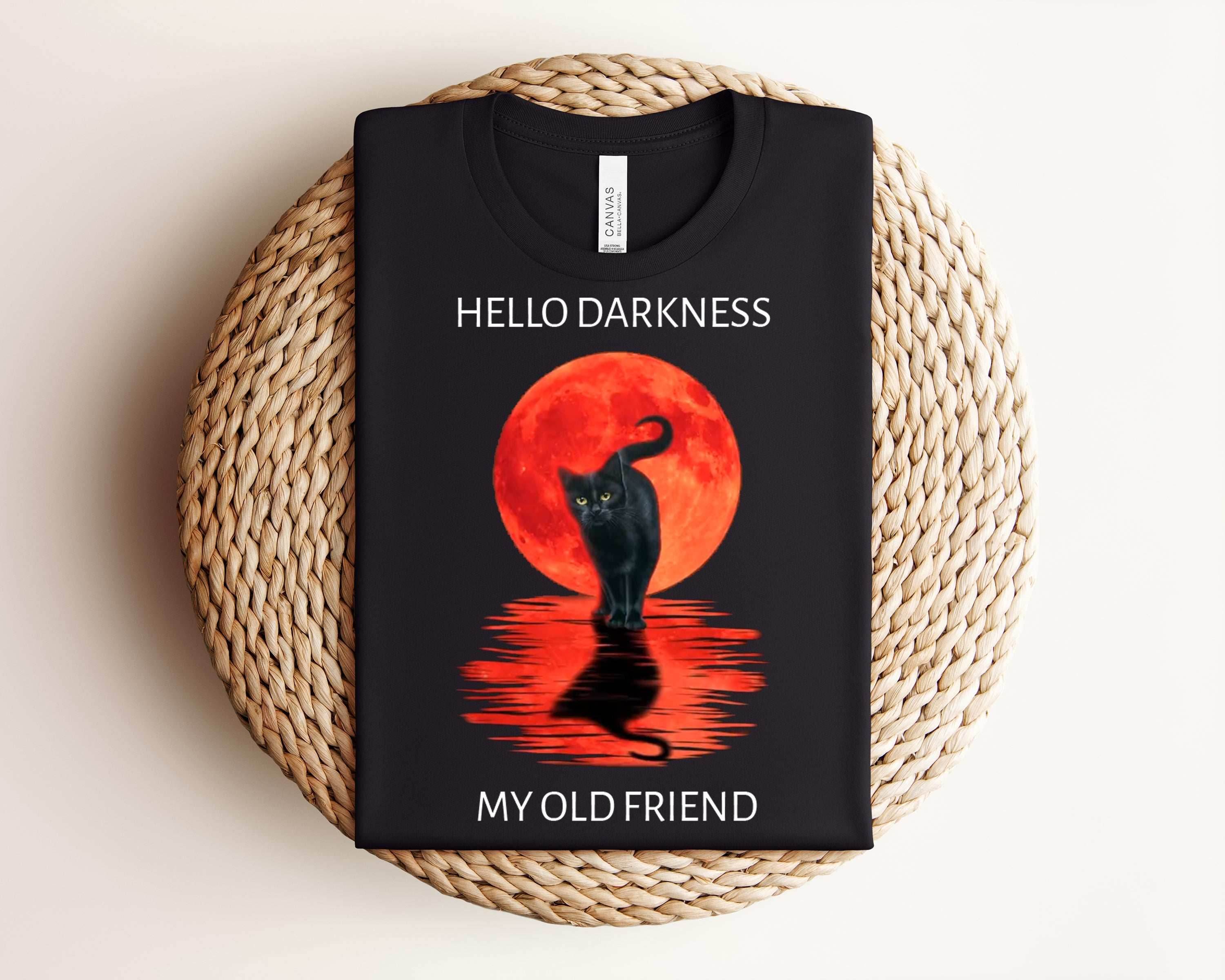 Hello Darkness My Old Friend Graphic Tee - S