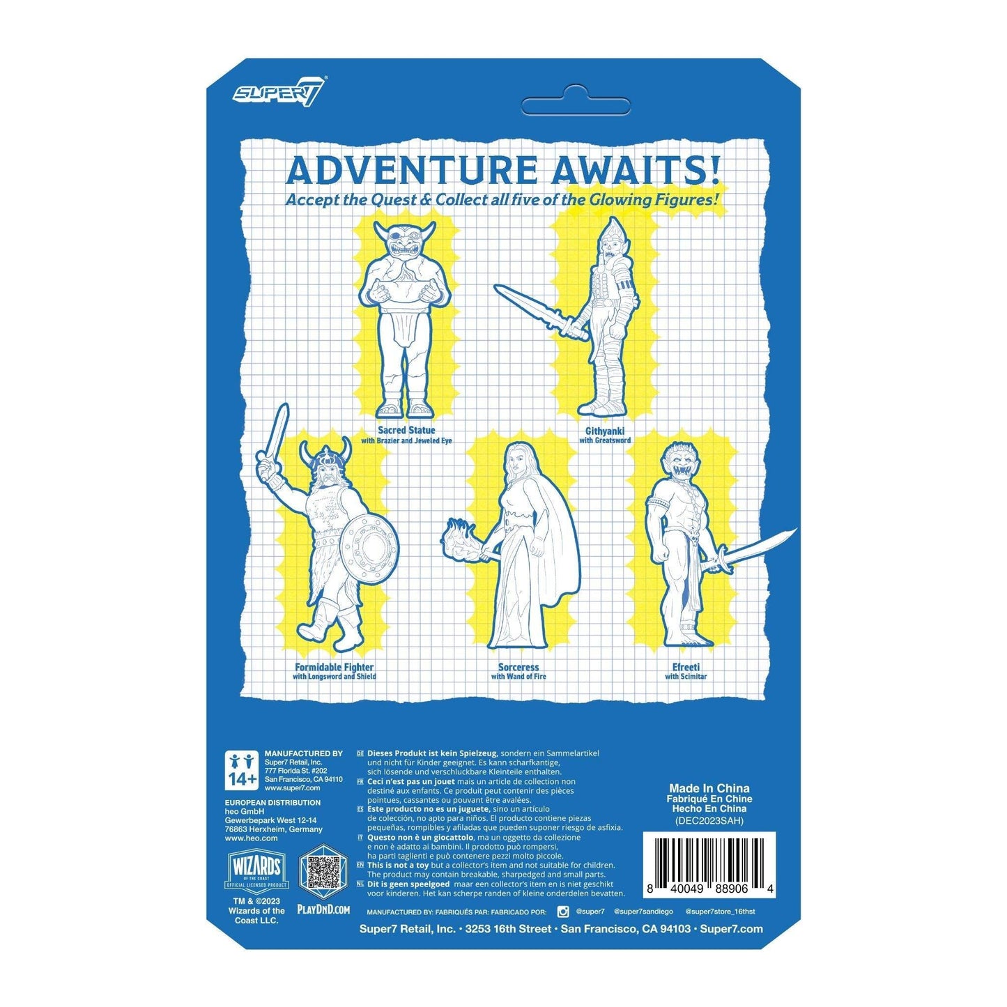 Super7 x DUNGEONS & DRAGONS - Sacred Statue (GLOW-IN-THE-DARK) ReAction Figure - 
