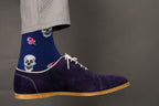 Skull and Flower Socks - Comfy Cotton for Men & Women