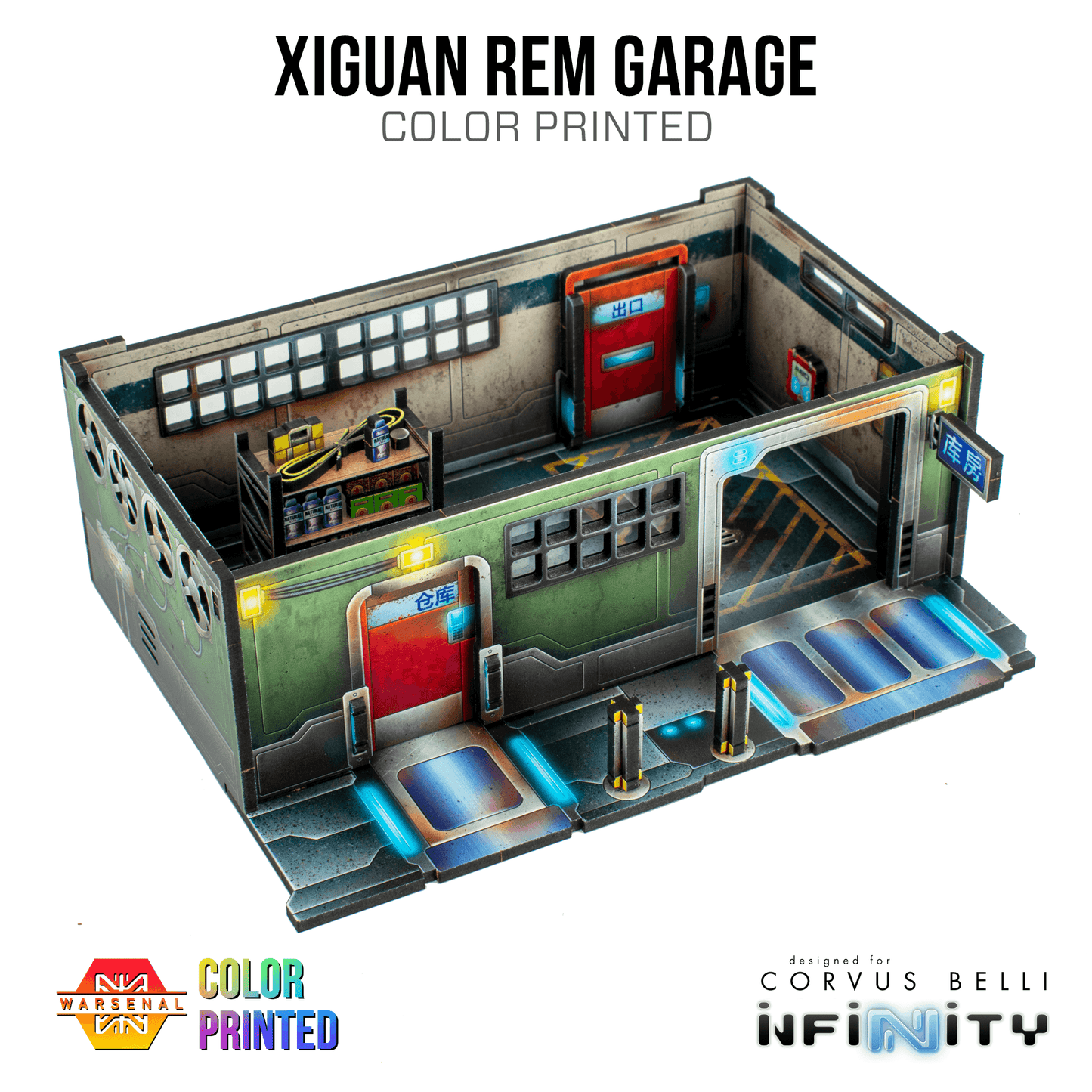 Xiguan Stacks - Rem Garage - Color Printed