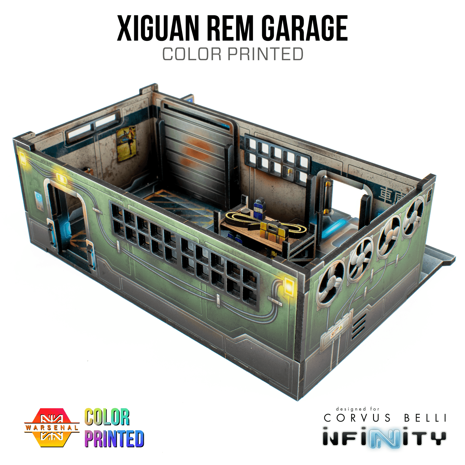 Xiguan Stacks - Rem Garage - Color Printed