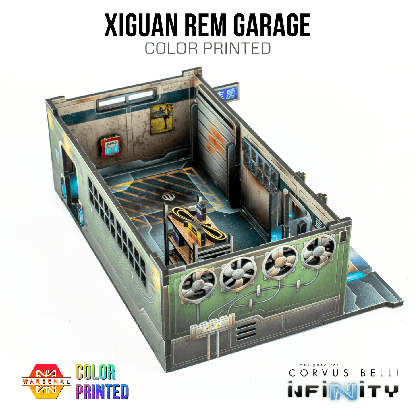 Xiguan Stacks - Rem Garage - Color Printed