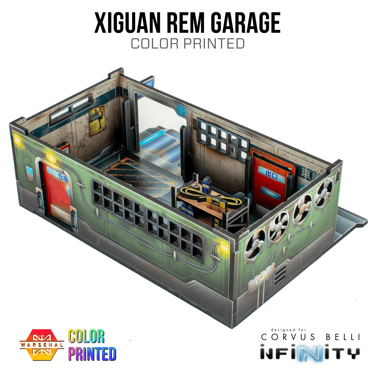 Xiguan Stacks - Rem Garage - Color Printed