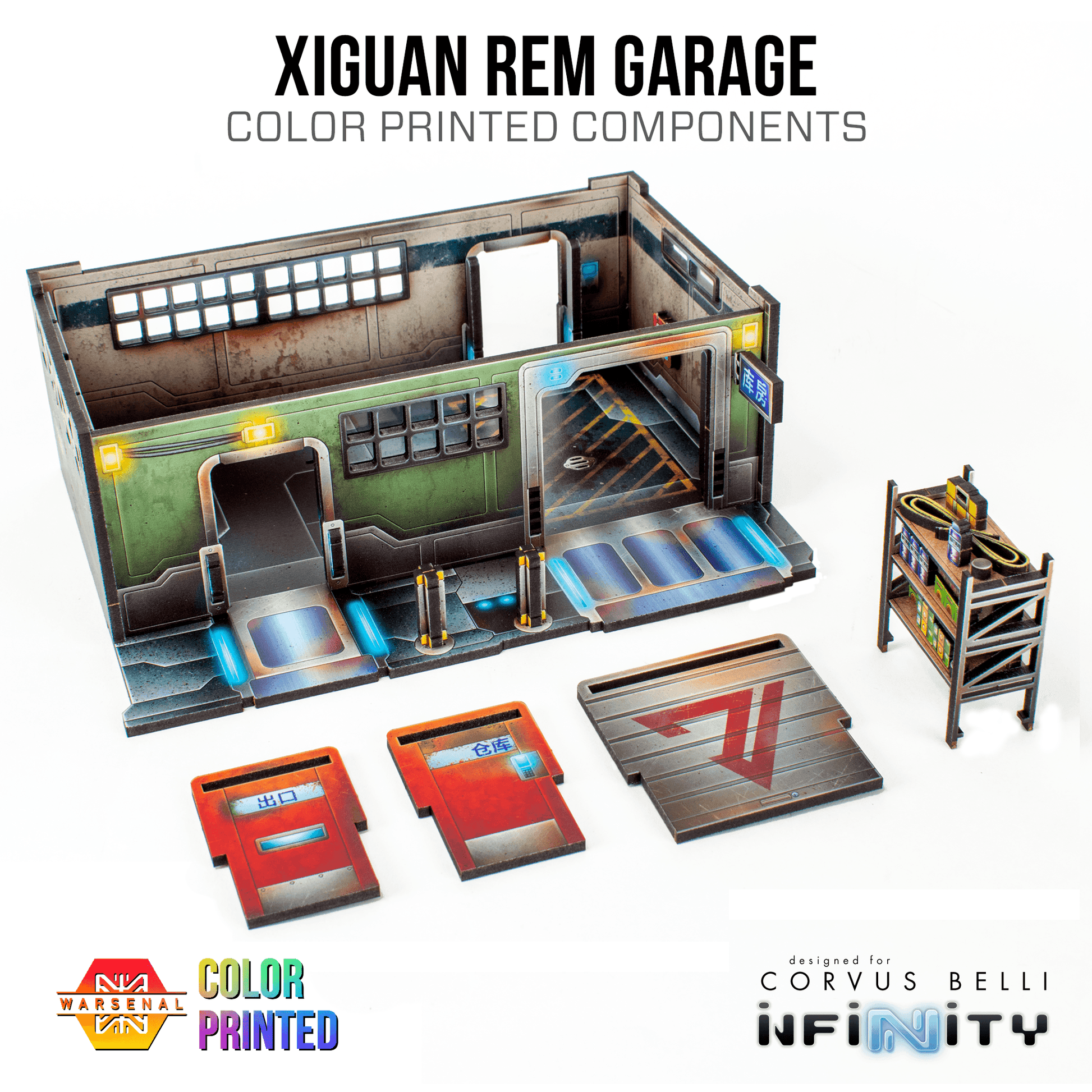 Xiguan Stacks - Rem Garage - Color Printed