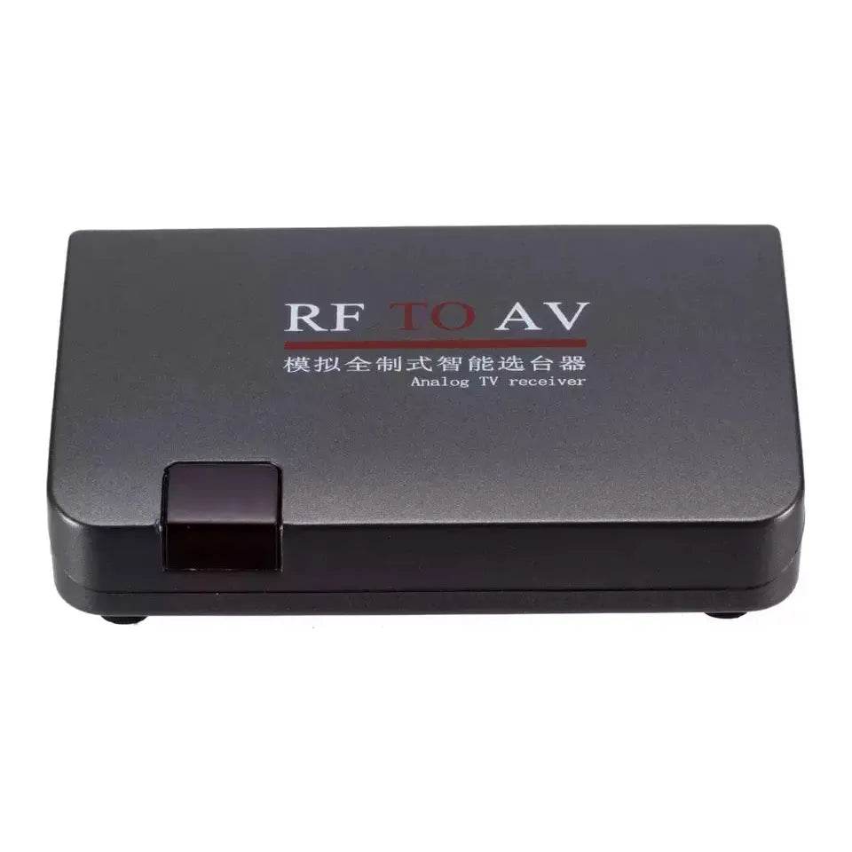 RF to AV Analog TV Receiver Converter Modulator Power Adapter w/AV Cable - 