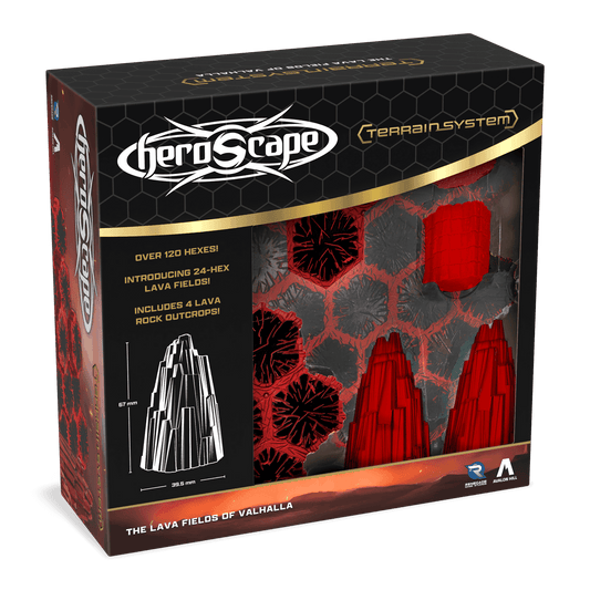 Heroscape: The Lava Fields of Valhalla Terrain Expansion - 