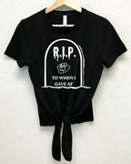 RIP to when I gave AF Halloween Crop Top Shirt