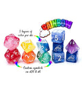 Gate Keeper Games - Sui Generis 7-Dice Set - Rainbow