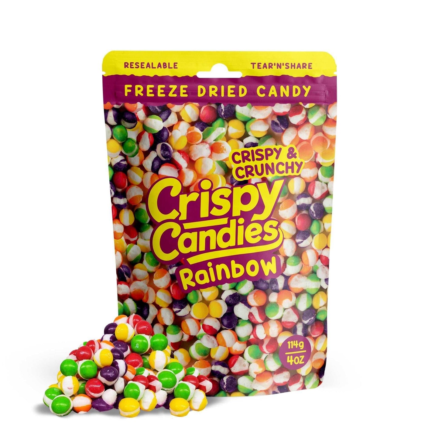 Crispy Candies - Rainbow Freeze Dried Candy 114g - 
