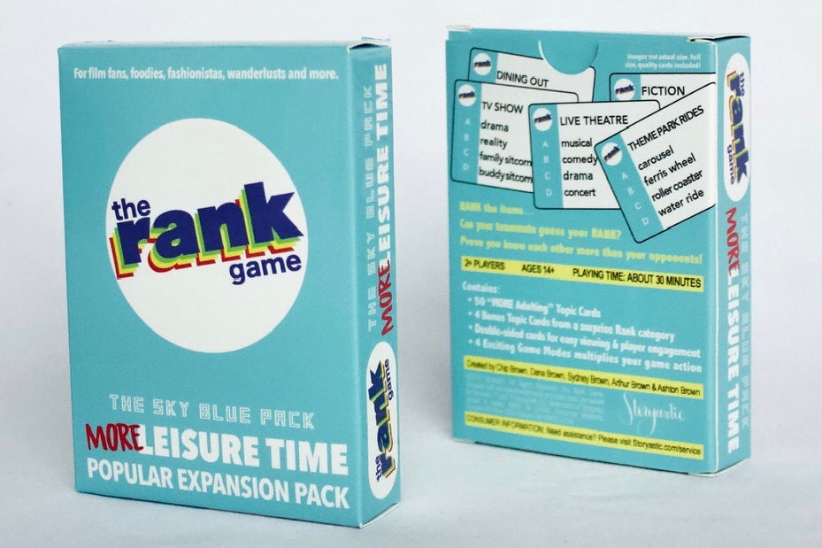 The Rank Game: More Leisure Time (Standalone & Expansion Pack)