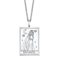 Disney X RockLove TANGLED Rapunzel Tablet Necklace - Sterling Silver