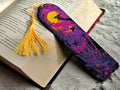 Ravenwatch Cemetery Bookmark – Gothic Moon & Raven Bookmark