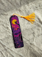 Ravenwatch Cemetery Bookmark – Gothic Moon & Raven Bookmark