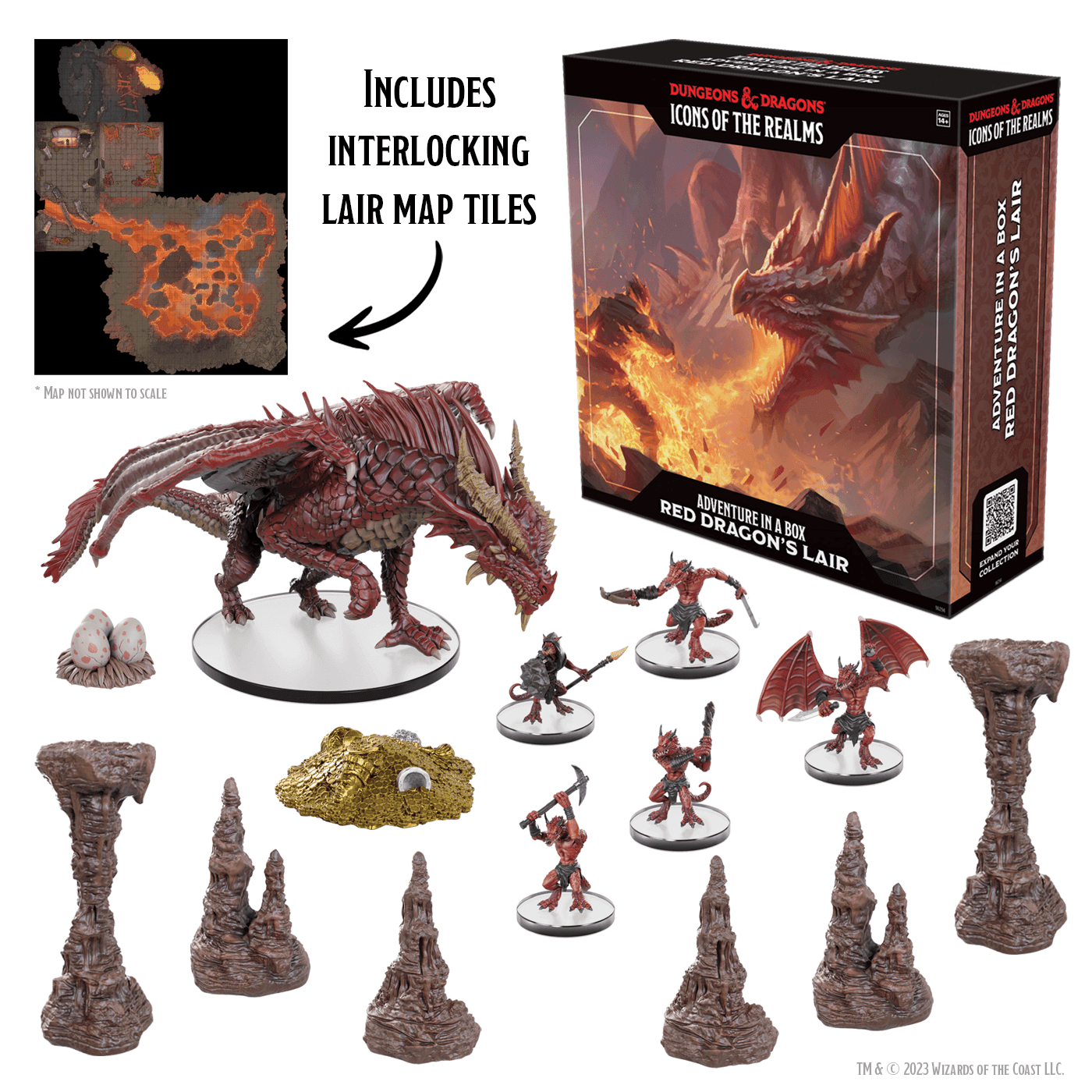 D&D: Icons of the Realms - Adventure In A Box - Red Dragon's Lair - 