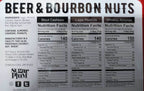 Beer & Bourbon Liquor Nuts Men's Gift Tin – Alcohol-Free Gourmet Nuts - 