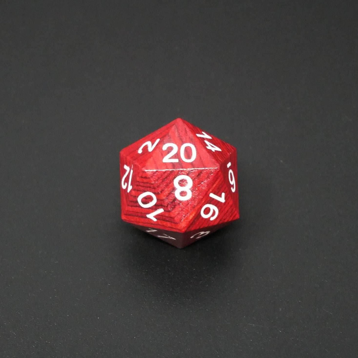 Redwood Forest - 7 Piece DnD Dice Set | Wood RPG Gaming Dice - 