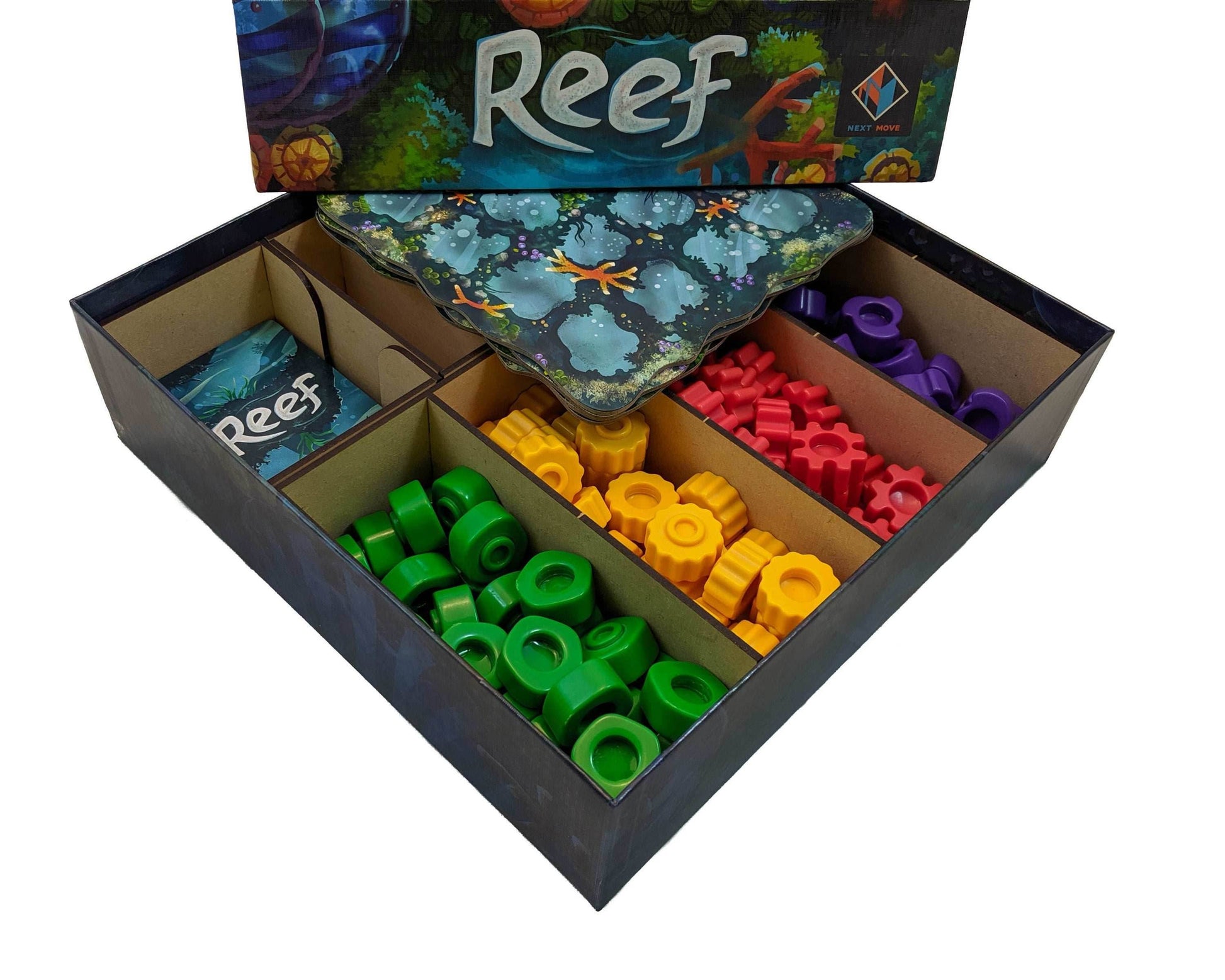 Reef Board Game Organizer Insert - 