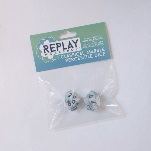 Classical Marble Recycled Percentile Dice [Replay] - 