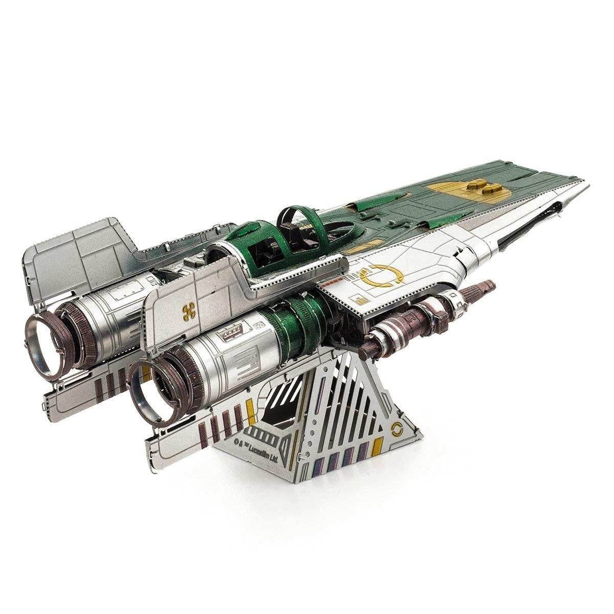Resistance A-Wing Fighter Star Wars 3D Steel Model Kit Metal Earth - 