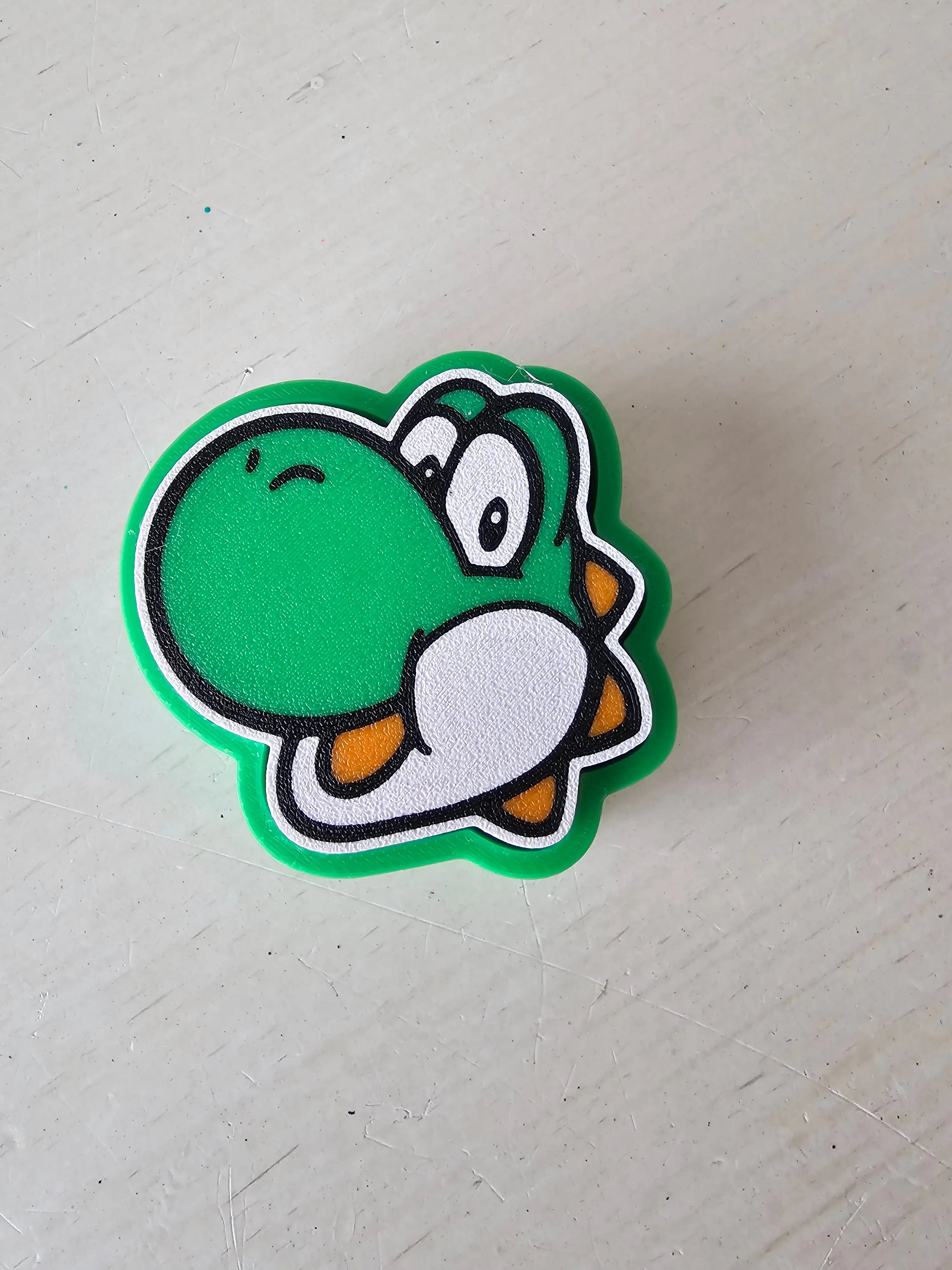 Retro Dino Fidget Clicker — Single Clicker | 3D Printed
