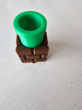 Retro Pipe Fidget Clicker — Single Clicker | 3D Printed