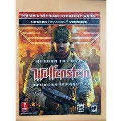 Return to Castle Wolfenstein: Operation Resurrection - PlayStation 2 (Prima's Official Strategy Guide) [Paperback] - (LOOSE) - 