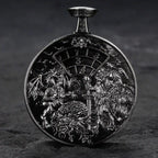 Unique Metal DND Spinning Dice Pocket Watch