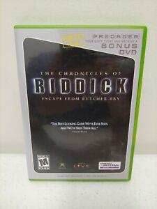 The Chronicles Of Riddick: Escape From Butcher Bay With Bonus DVD (Xbox) - Game Manual Only