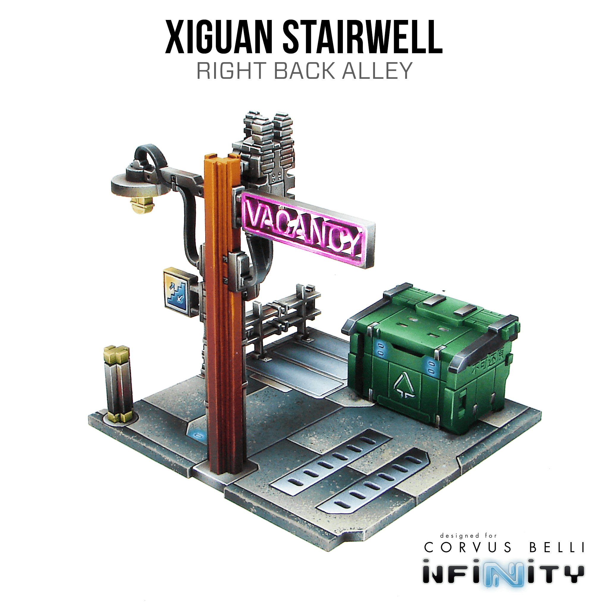 Xiguan Right Back Alley - Bare MDF