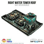 Xiguan Components - Roofs - Right Water Tower / Color Printed