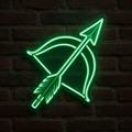 Robin Hood Feather Arrow LED Neon Sign