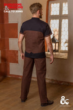 Dungeons & Dragons Rogue Hooded Vest Brown