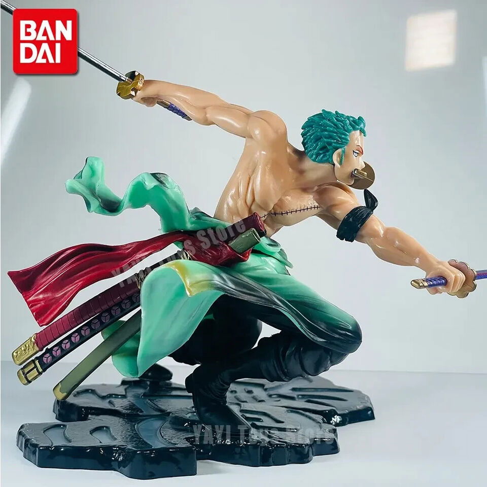 Roronoa Zoro One Piece Figure, Anime Figurines King of Hell Wano Onigashima Santoryu Ogi